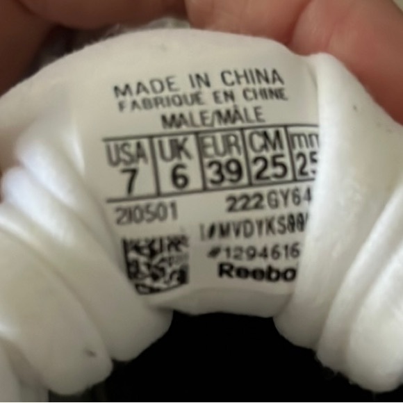 Reebok Men's Club MEMT, White and Brown - Picture 7 of 7